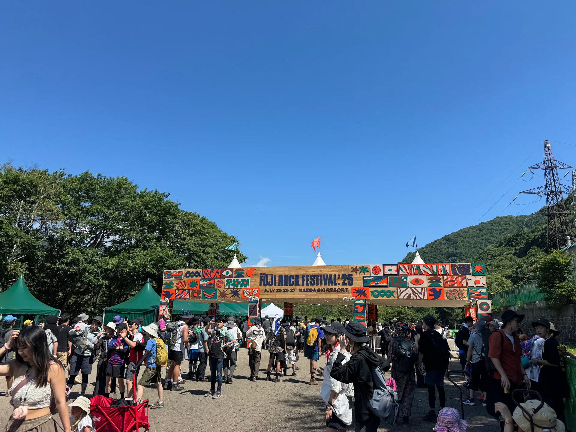 Image 12: 2025 Fuji Rock 音樂祭現場